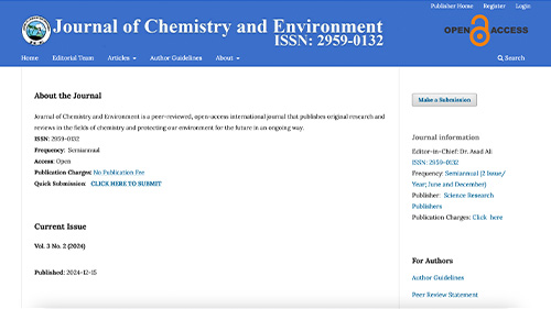 JCE journal website