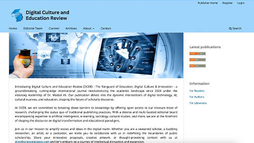DCER journal website