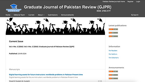 GJPR journal website