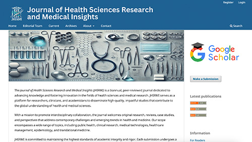 JHSRMI journal website