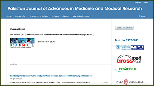 PJAMMR journal website