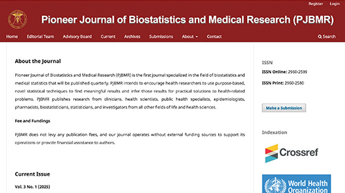 PJBMR journal website