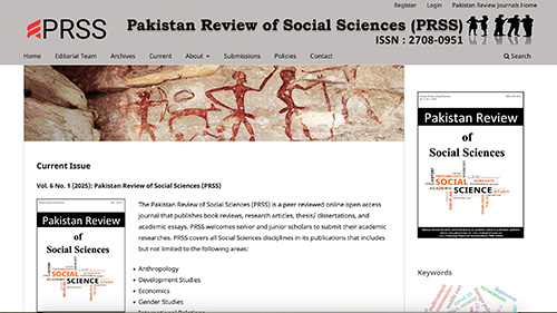PRSS journal website