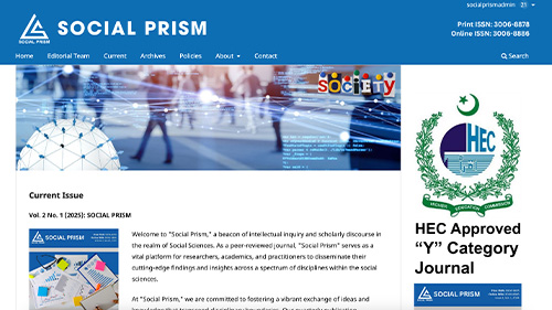 Social Prism journal website